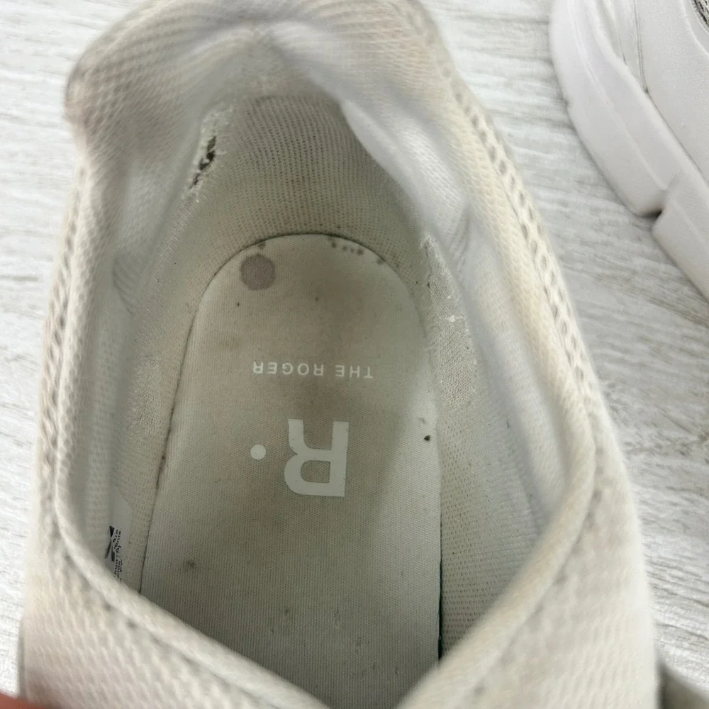 On Cloud The Roger Centre Court White Vegan Leather Sneakers Mens 11.5 48.99497